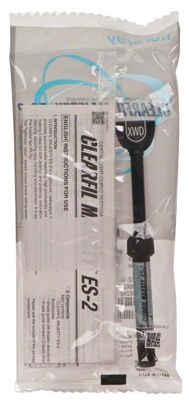 Transparente Verpackung der Clearfil Majesty ES-2 Spritze XWD.