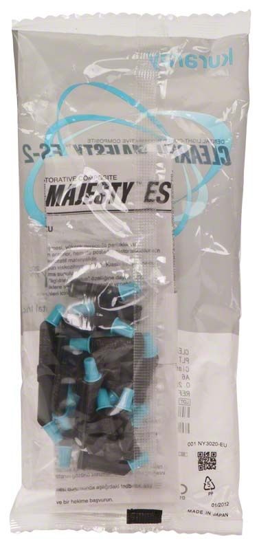 Kunststoffverpackung mit Clearfil Majesty ES-2 PLT KA6 Kompositkapseln.