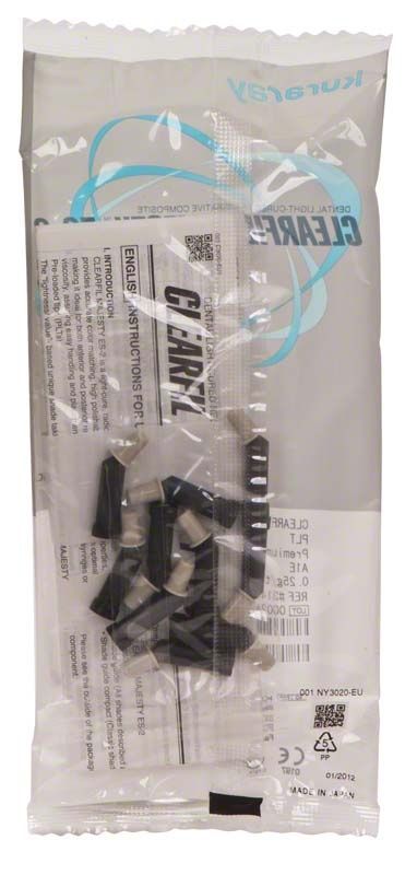 Kuraray Clearfil Majesty ES-2 PLT Verpackung mit dunklen Kompositkapseln.
