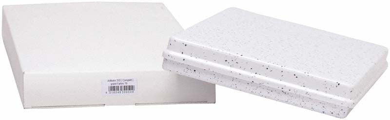 Novotray komplett granit Tablett mit robuster, umweltfreundlicher Kunststoffkonstruktion.