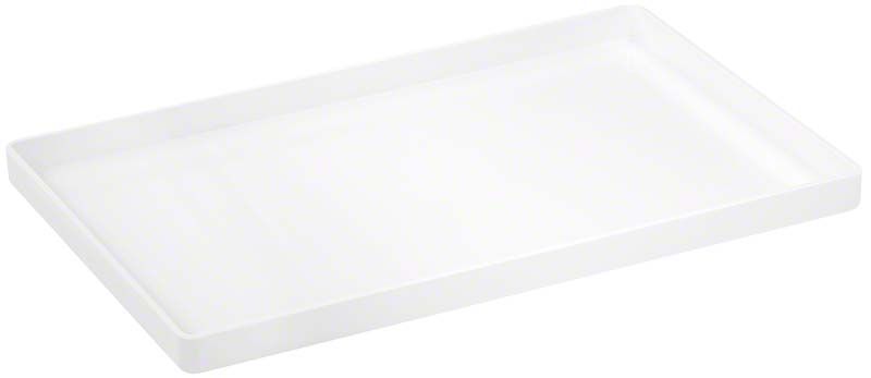 Robustes weißes Zahnarzttray aus nachhaltigen Materialien.