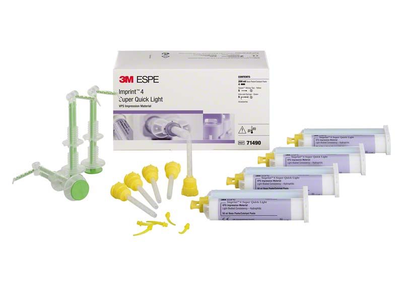 Imprint™ 4 Super Quick Light Refill mit Kartuschen und Mischkanülen.