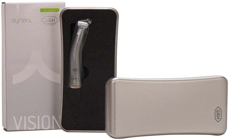 Synea Vision Winkelstück Typ WK-99 LT in silberner Verpackung.