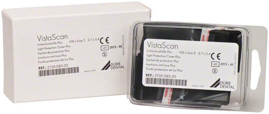 Image of VistaScan Lichtschutzhüllen Plus - neue Version Gr. 3 (2,7 x 5,4cm) , 100er