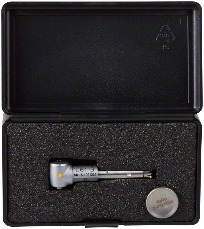 INTRA™ Kopf Typ L61G in schwarzer Schutzhülle mit Schaumstoffeinlage.