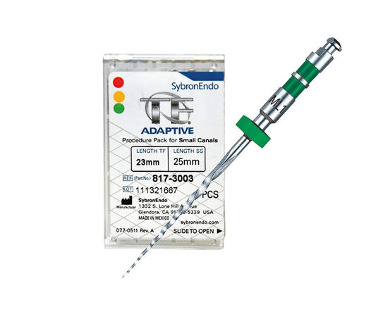 Image of SybronEndo TF® Adaptive Feilen Sortiment L 23mm - SM1,SM2,SM3 + 3x K-Feilen L 25mm