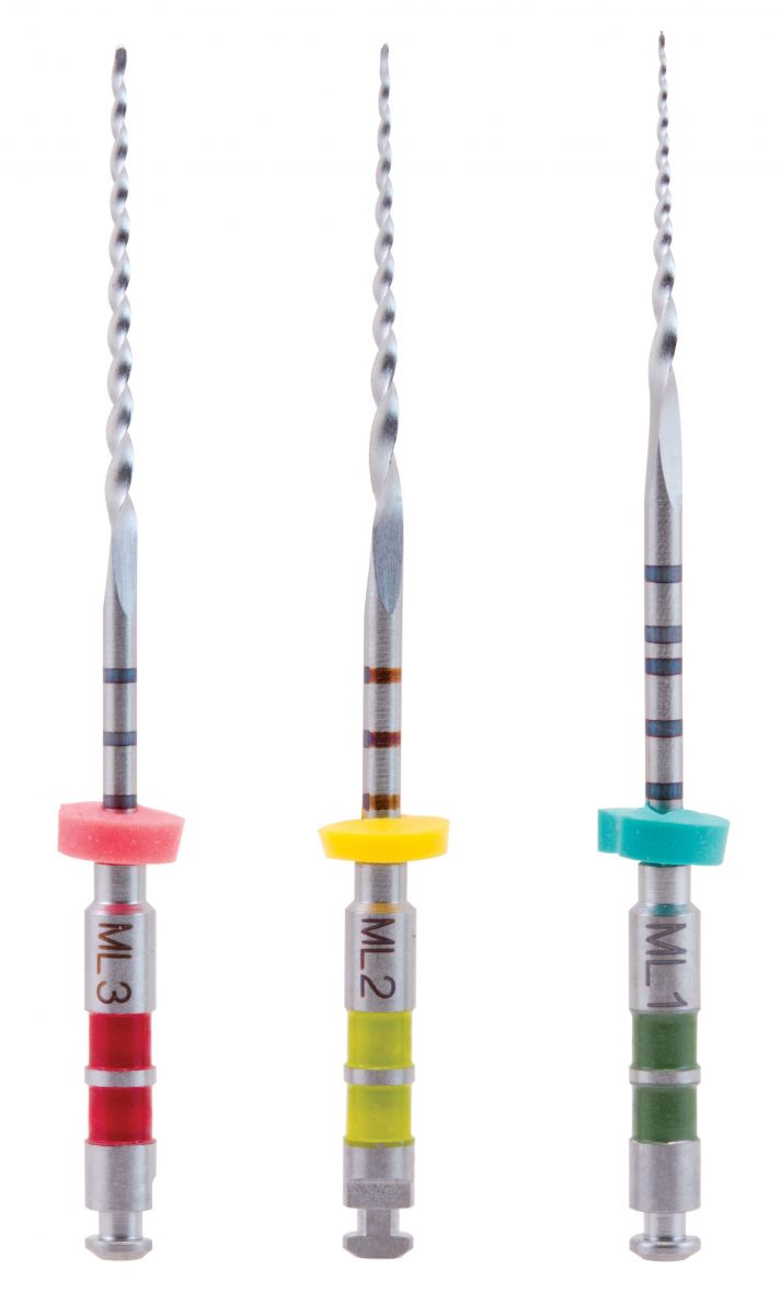 SybronEndo TF® Adaptive Feilen Sortiment mit farbigen Markierungen.