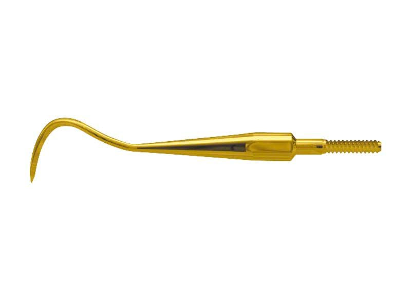 Einschraubbare Scaler-Spitze American Eagle XP für Zahnsteinentfernung im posterioren Bereich.