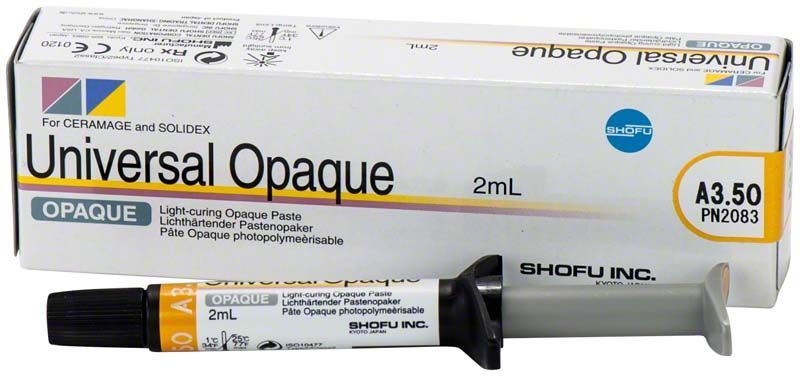 Universeller Opaque A3,5O Pastenopaker mit Verpackung und Spritze, 2ml.