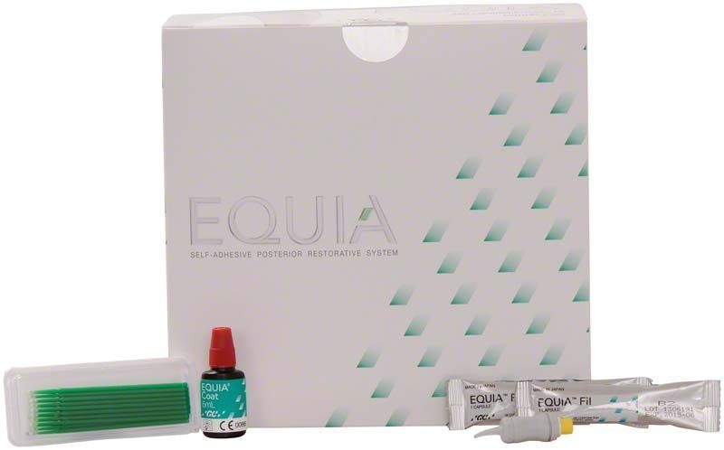 Equia Clinic Pack B2 mit Verpackung und medizinischen Komponenten.
