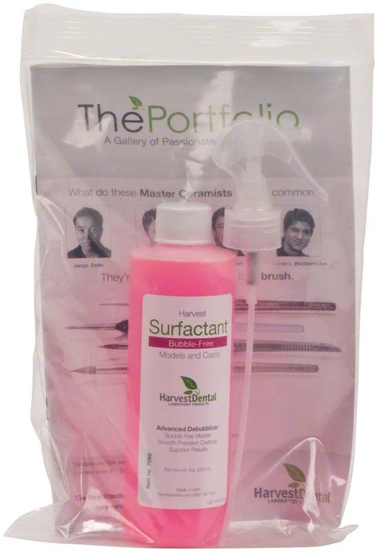 Surfactant™ Debubblizer Sprühflasche 236 ml mit pinker Flüssigkeit.