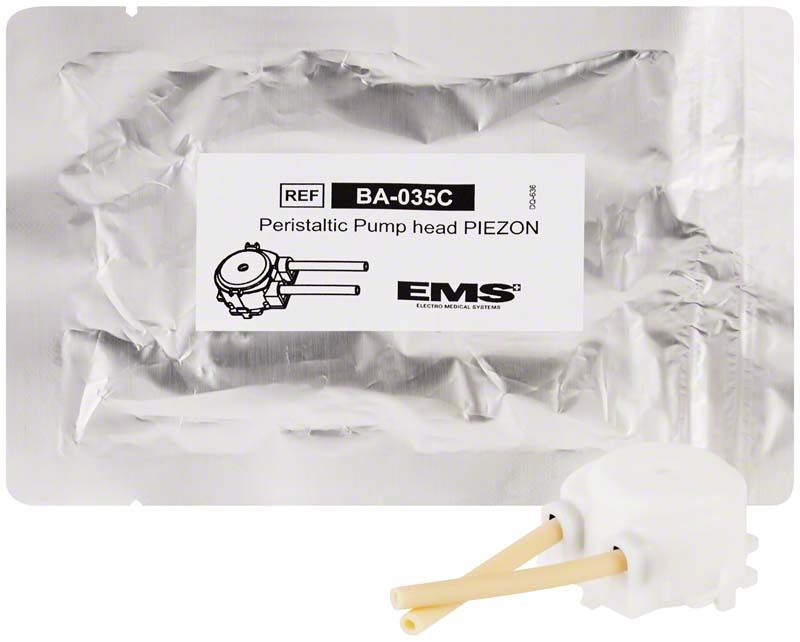 Peristaltikpumpenkopf für PIEZON Master Surgery® in silberner Verpackung.
