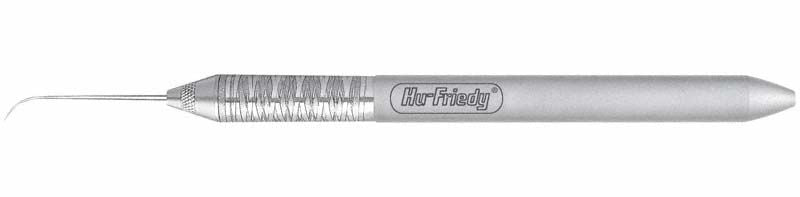 Einendige Sonden Griff 6 mit geriffeltem Griff und feiner Spitze.