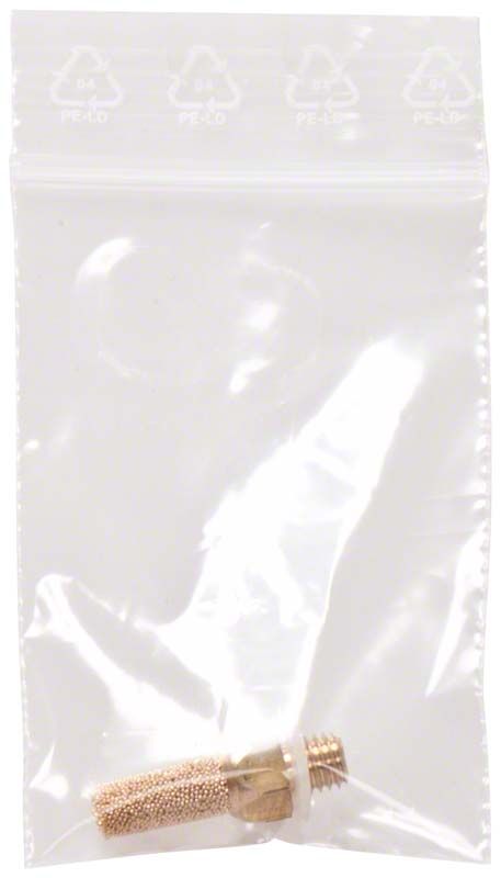 AIRFLOW® Wasserfilterpatrone in transparenter Verpackung für Dentalgeräte.