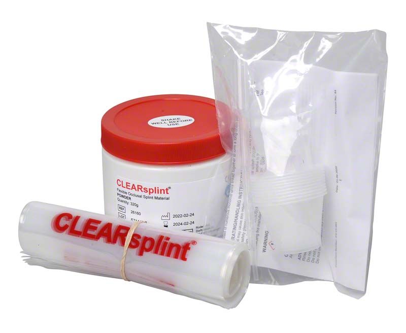 astron® CLEARsplint® Pulver 320g mit Verpackung und Zubehörteilen