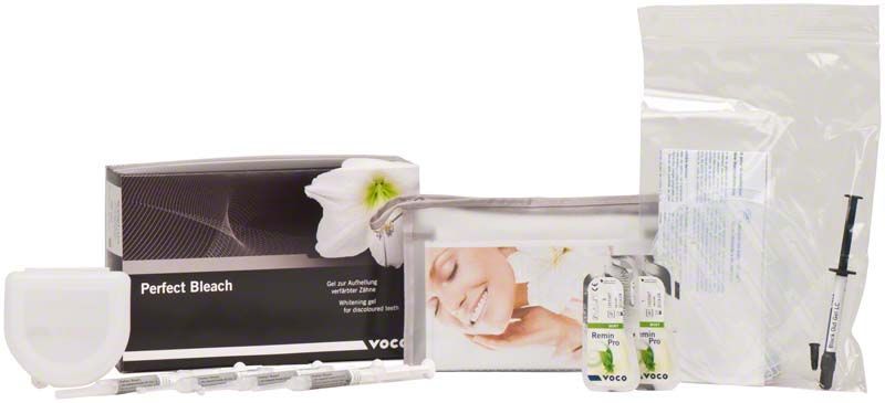 Perfect Bleach 16% Mini Set mit Bleachinggel, Spritzen und Zubehör.