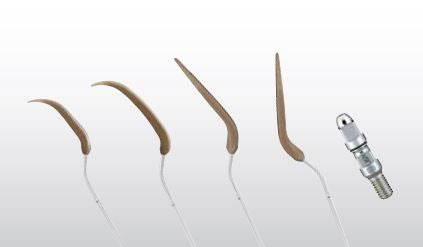 Airscaler-Aufsatzset Perio-Control mit vier verschiedenen Spitzen und Adapter.