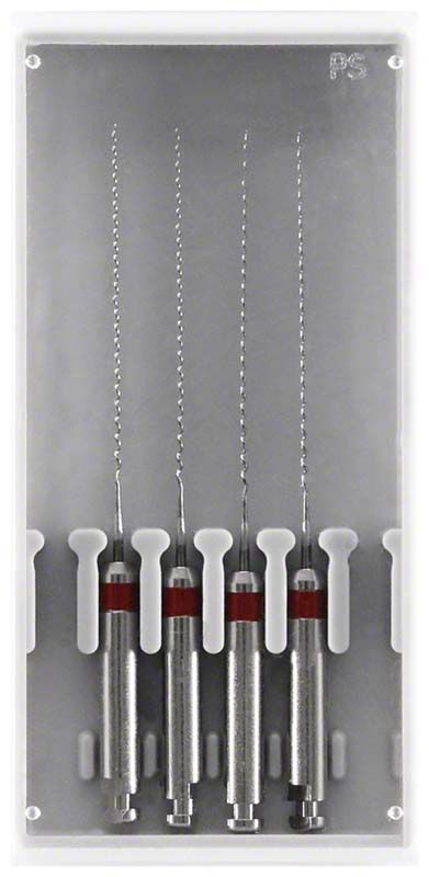 Vier Wurzelfüller L RA 25mm 025 in Verpackung von medic-star.