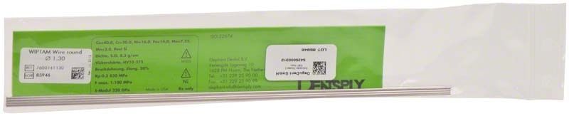 Verpackung des WIPTAM®-Drahts rund Ø 1,3 mm von Degudent.