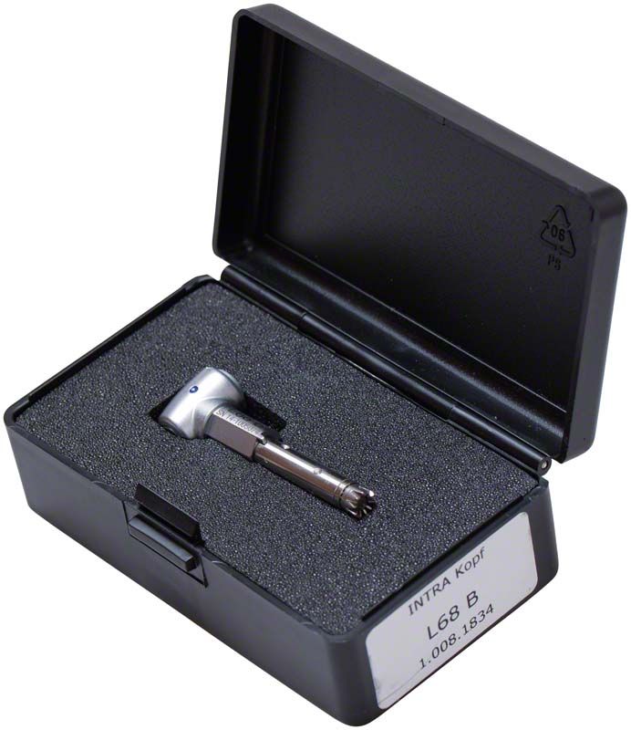 INTRA™ Kopf Typ L68B in schwarzer Präsentationsbox mit Schaumstoffeinlage.