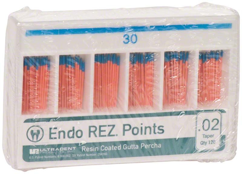 EndoREZ® Points Taper.02 Gr. 30 in Kunststoffverpackung, 120 Stück.