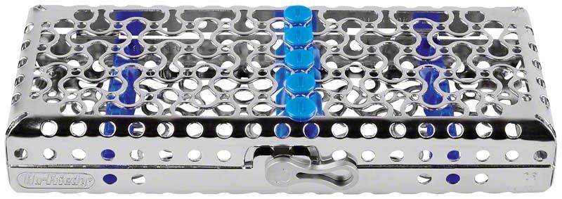 Metallkassette IMS Infinity Series Kassette 1/4 DIN in Blau.