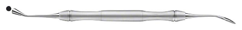 Chirurgisches Sinus-Lift Applikator LiquidSteel® mit gebogener Spitze.