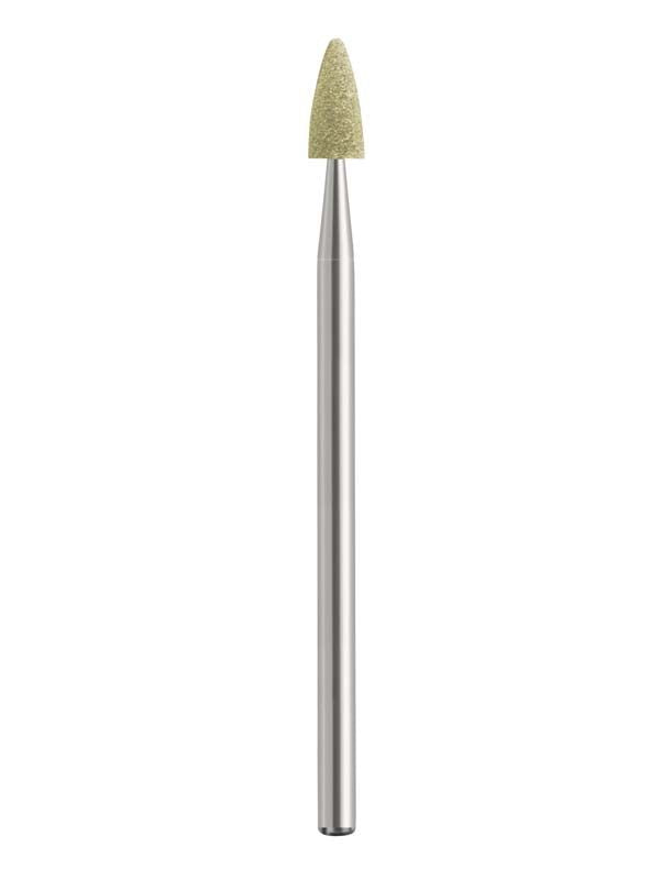 CeraTec gelb Flamme Keramik Polierer mit spitzer Kopfform.