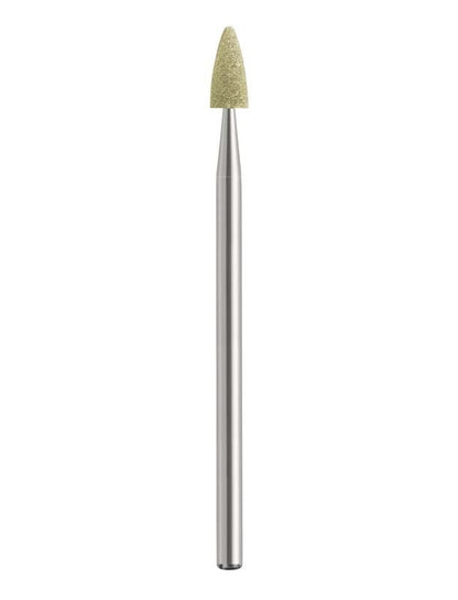 CeraTec gelb Flamme Keramik Polierer mit spitzer Kopfform.
