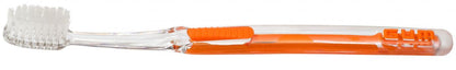 GUM® Post-Operation Zahnbürste mit weichen Borsten und ergonomischem Griff in Orange.