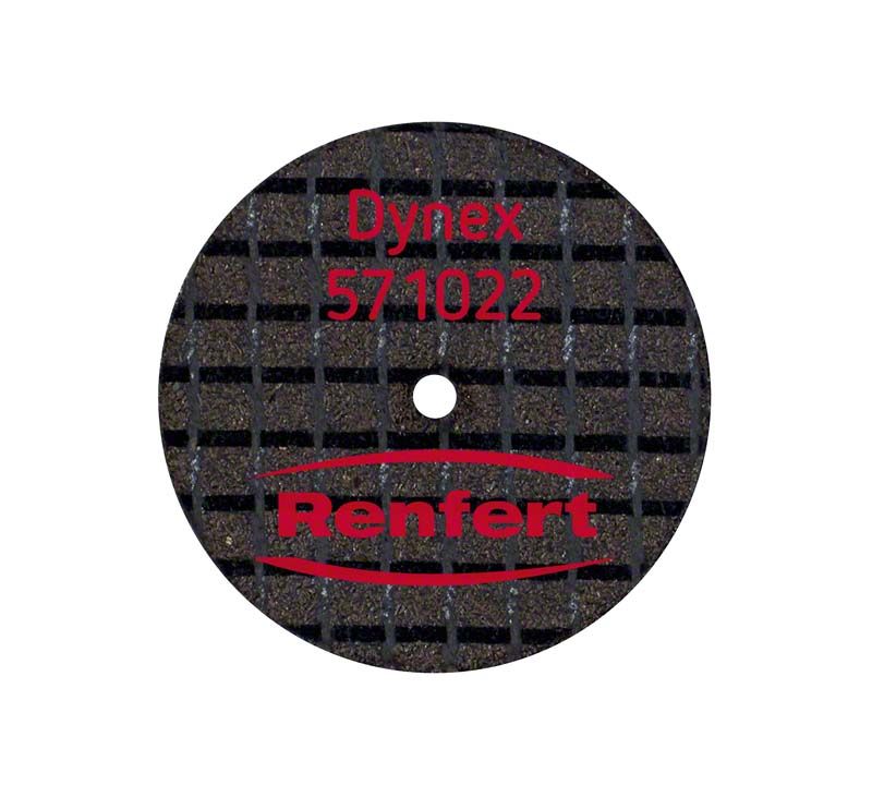 Dynex Trenn- und Schleifscheibe mit rotem Renfert-Logo und Artikelnummer.