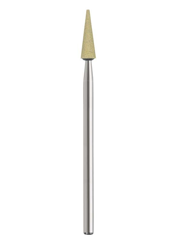 CeraTec gelber Keramikpolierer mit konischer Spitze für Dentalanwendungen
