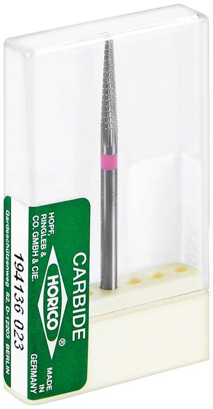 Hartmetallfräser Querhieb 194 136 023 in transparenter Verpackung.