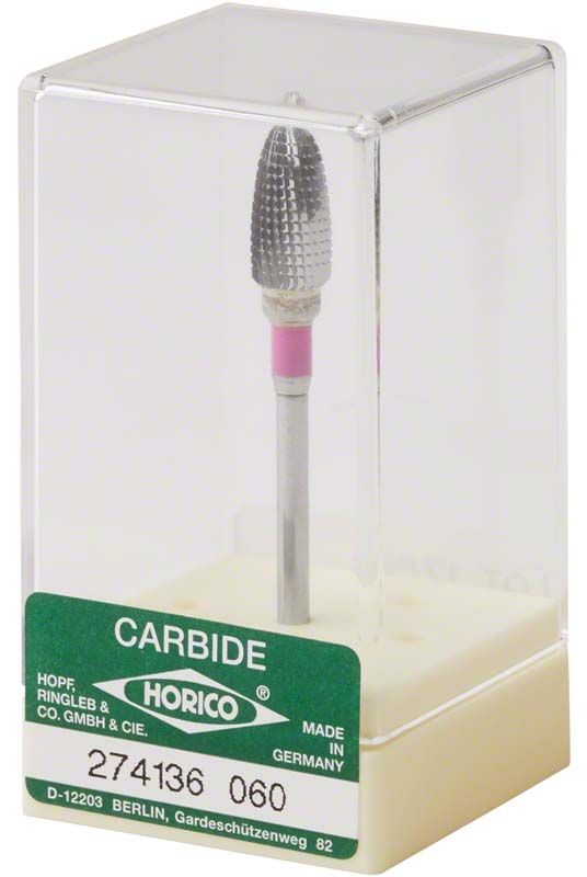 Hartmetallfräser 274 136 060 in transparenter Verpackung mit grünem Etikett.