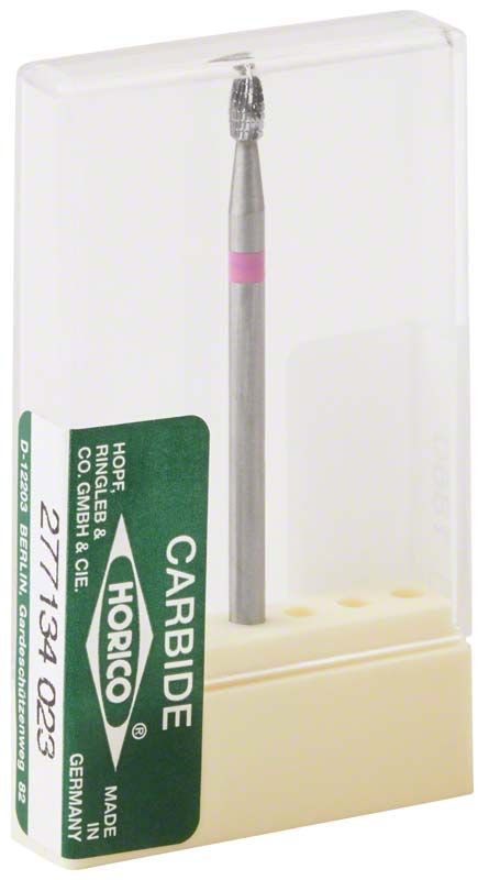Hartmetallfräser 277 134 023 in transparenter Verpackung mit grüner Beschriftung.