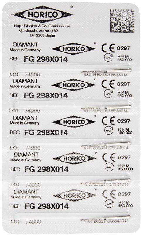 Verpackung von Diamant FG 298X 014, hergestellt in Deutschland.