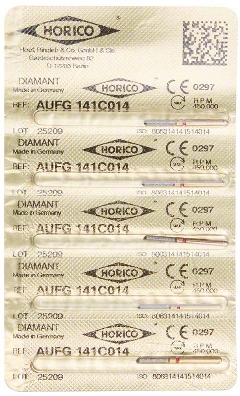 Verpackung von Löwenschleifer AuFG 141C 014 mit Diamantfräsern.