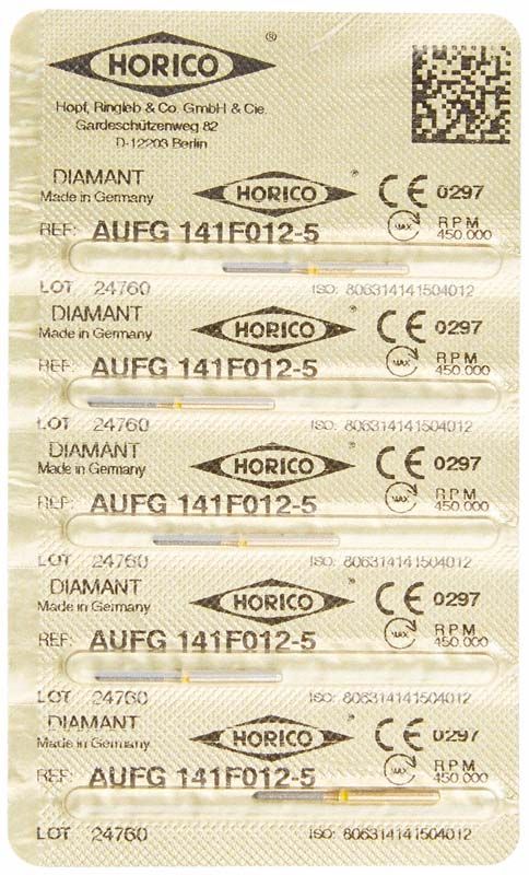 Verpackung mit Löwenschleifer AuFG 141F 012 Schleifern von Horico.