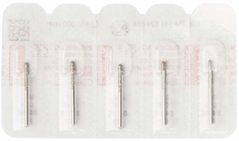 Diamantschleifer FG 881 016 in Blisterverpackung für Zahnärzte.