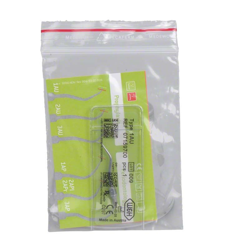 Scalerspitze Typ 1AU von Proxeo in versiegelter Verpackung.