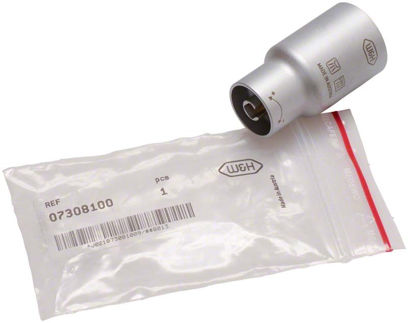 Spitzenwechsler Proxeo Drehmomentschlüssel neben Originalverpackung.