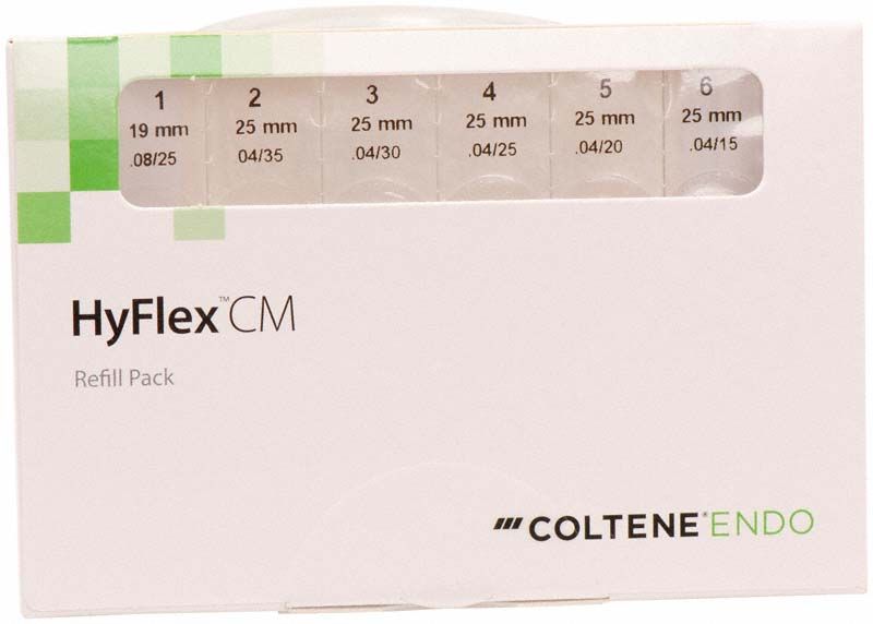 HyFlex™ CM NiTi-Feilen Sequenz 25mm Refill Pack von COLTENE ENDO.