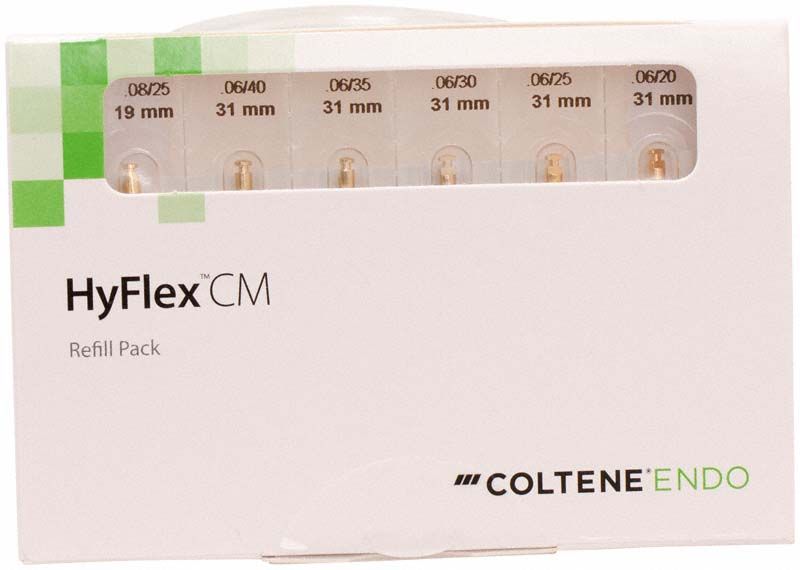 Verpackung der HyFlex™ CM NiTi-Feilen Sequenz Crown down 31mm Gr. L