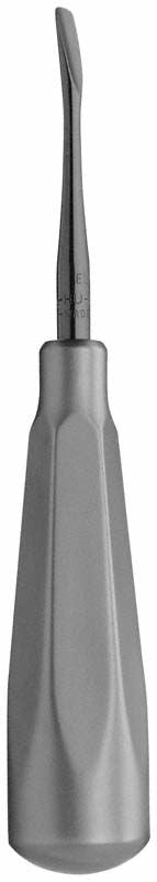 Gebogenes Luxierinstrument Black Line, 5mm, in metallischer Ausführung.