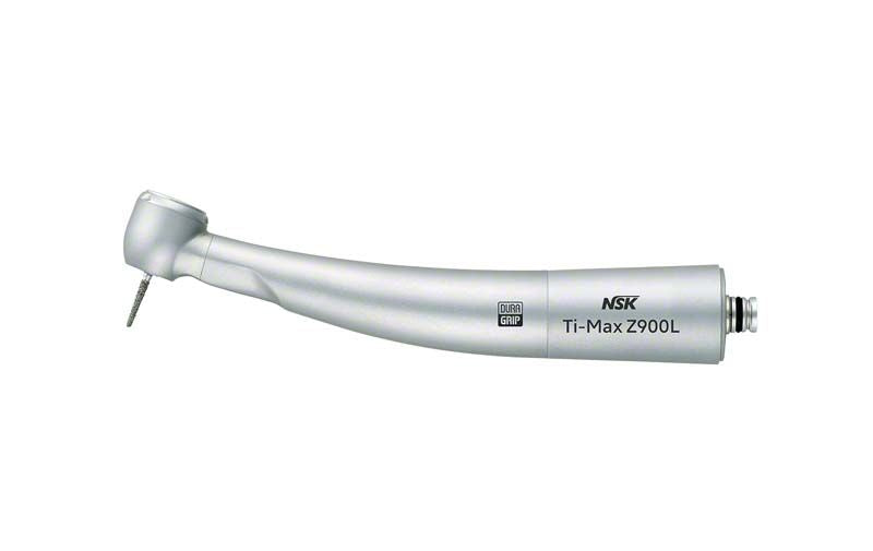 Ti-Max Z900L Dentalturbine mit LED-Licht in silberner Farbe.