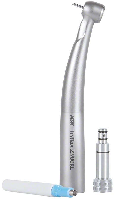 Ti-Max Z900KL Turbine mit Vierfach-Spraykühlung und Zubehörteilen in Nahaufnahme.