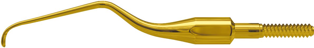 Goldene Kürettenspitze American Eagle XP Gracey +3 für Dentalhygiene.