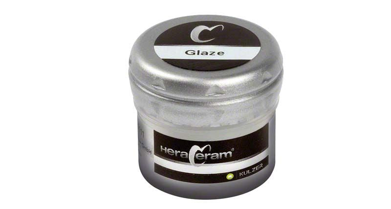 HeraCeram® Glaze universal 2ml Glasurbehälter mit schwarzem Etikett.