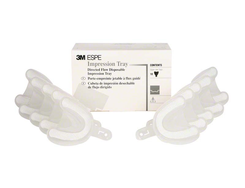 Einweg-Abformlöffel UK Gr. M von 3M vor Verpackung.