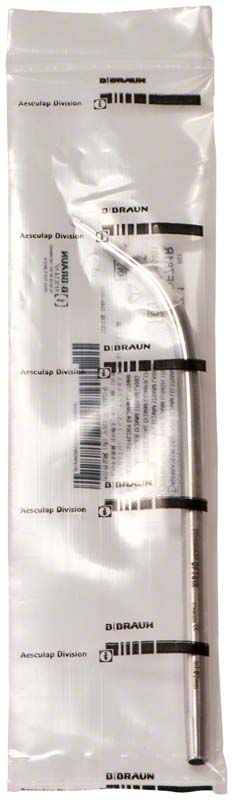 Chirurgische Absaugkanüle Ø 2mm in steriler Verpackung.